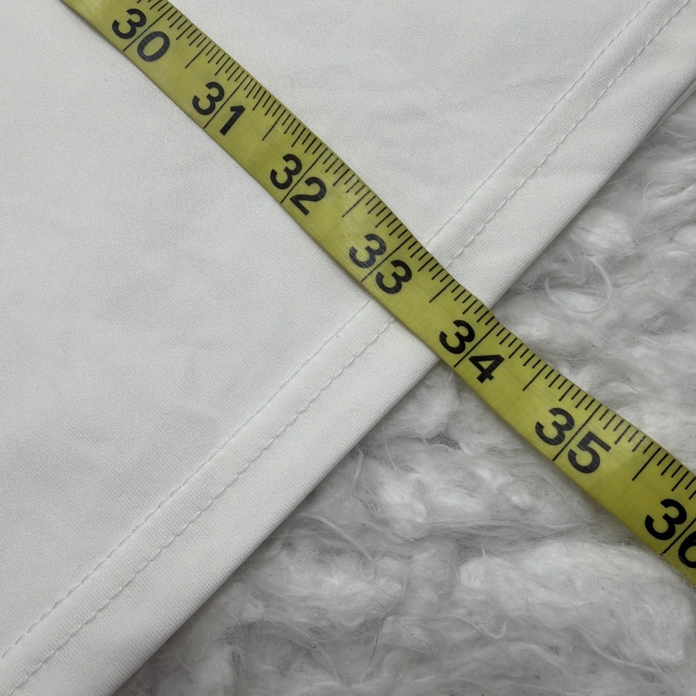 Collars and Co Firm Dress Collar Polo Shirt Mens 3XL XXXL Solid White Office New - Picture 8 of 10